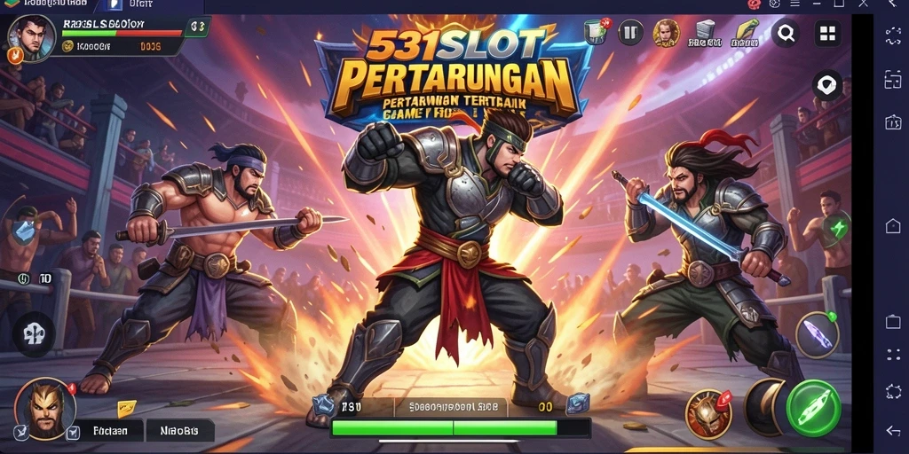 Tampilan mendebarkan dari gameplay Fighting di 531SLOT.