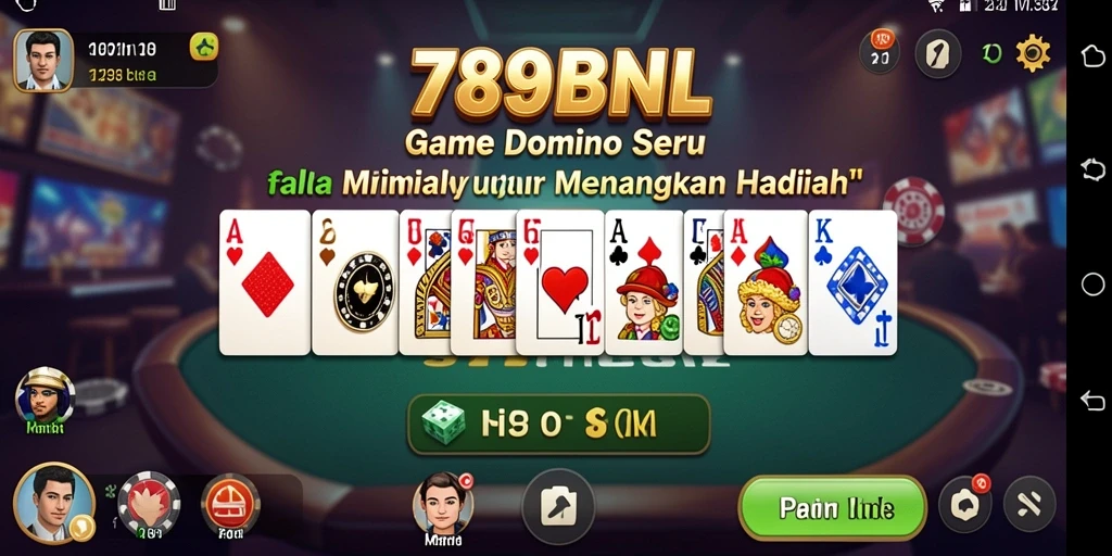 Gameplay seru dalam permainan domino 789BNL.