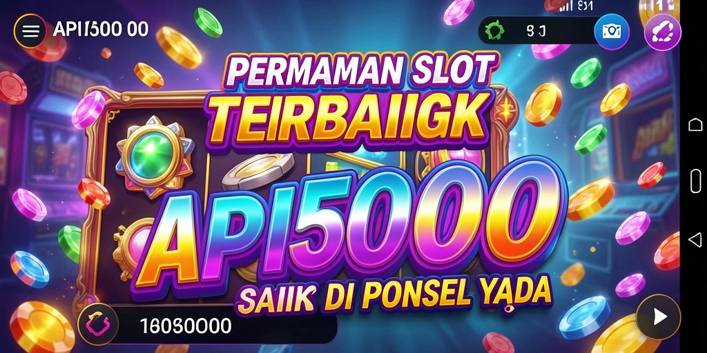 Tampilan menarik dari gameplay slot di API5000 yang penuh warna.