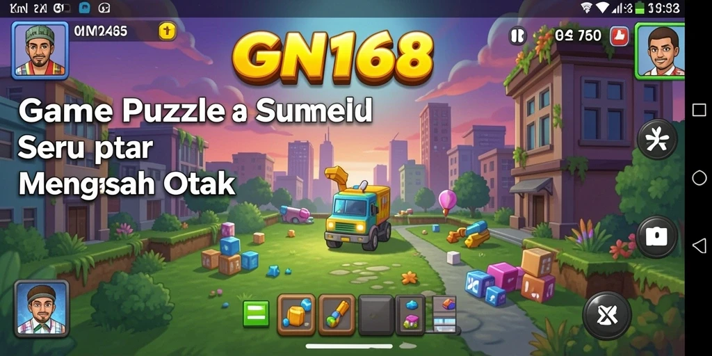 Tampilan gameplay GN168 dengan tantangan Puzzle menarik.