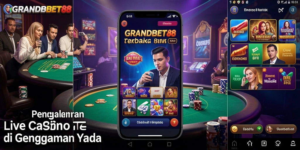 Tampilan gameplay Live Casino yang seru dan interaktif.
