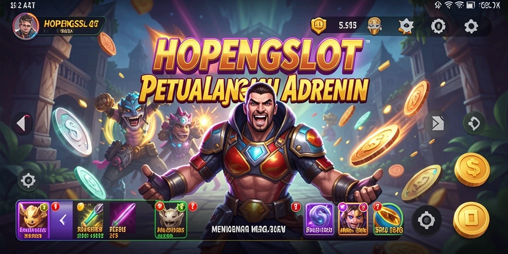 Screenshot gameplay HOPENGSLOT yang menampilkan aksi petualangan seru.