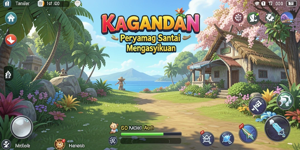 Tampilan gameplay KAGANDAN yang menarik dan penuh warna.
