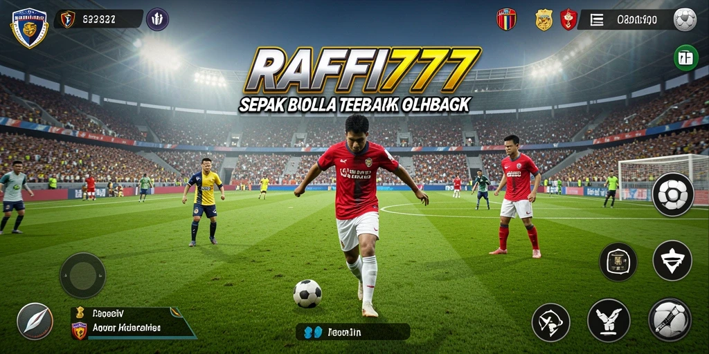 Tampilan menarik permainan sepak bola RAFFI777 dengan pemain beraksi di lapangan.
