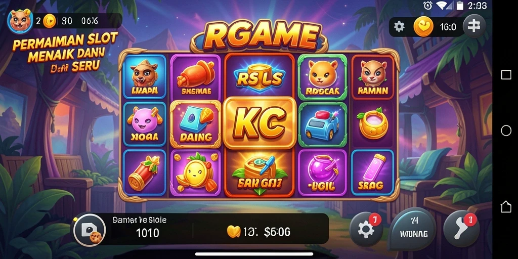 Menampilkan gameplay RPGAME yang menarik dan penuh warna.