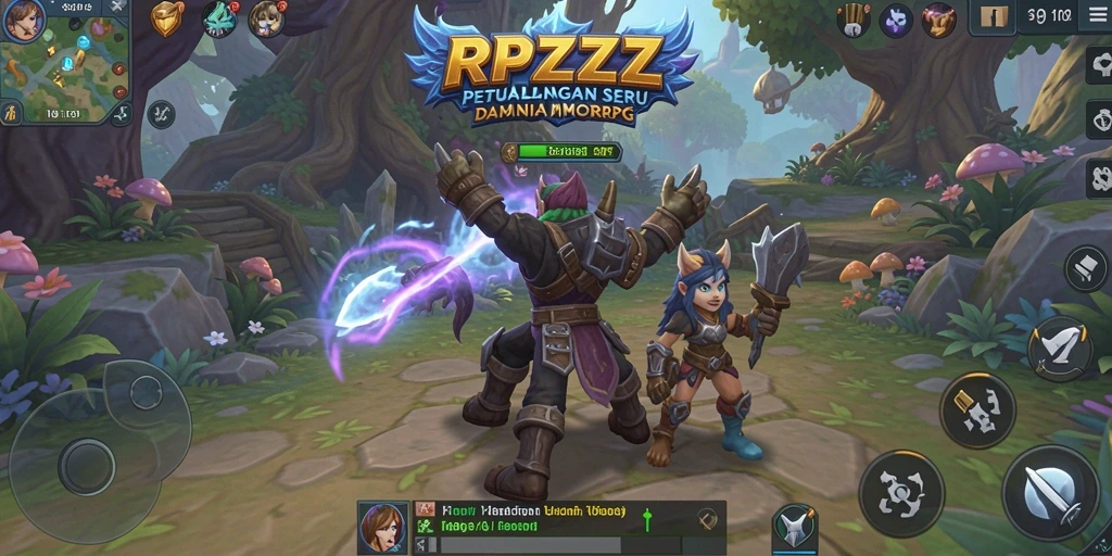 Grafis menakjubkan dan gameplay seru di RPZZZ.