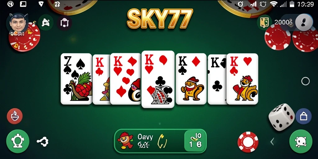 Tampilan gameplay Domino yang seru dan interaktif.