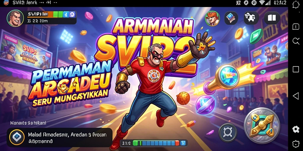 Screenshot menunjukkan gameplay seru dan menantang dari SVIP2.