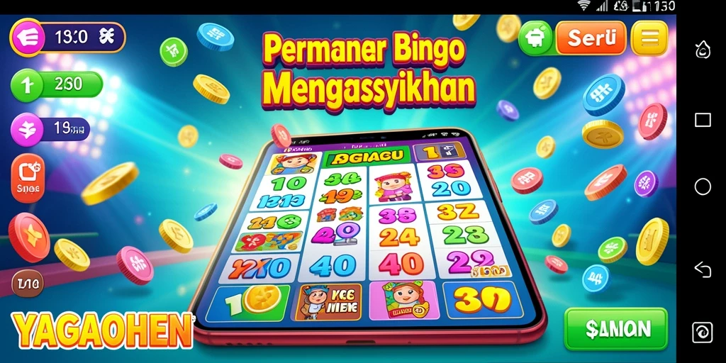 Tangkapan layar utama YAGAOHEN menampilkan gameplay Bingo yang penuh aksi.